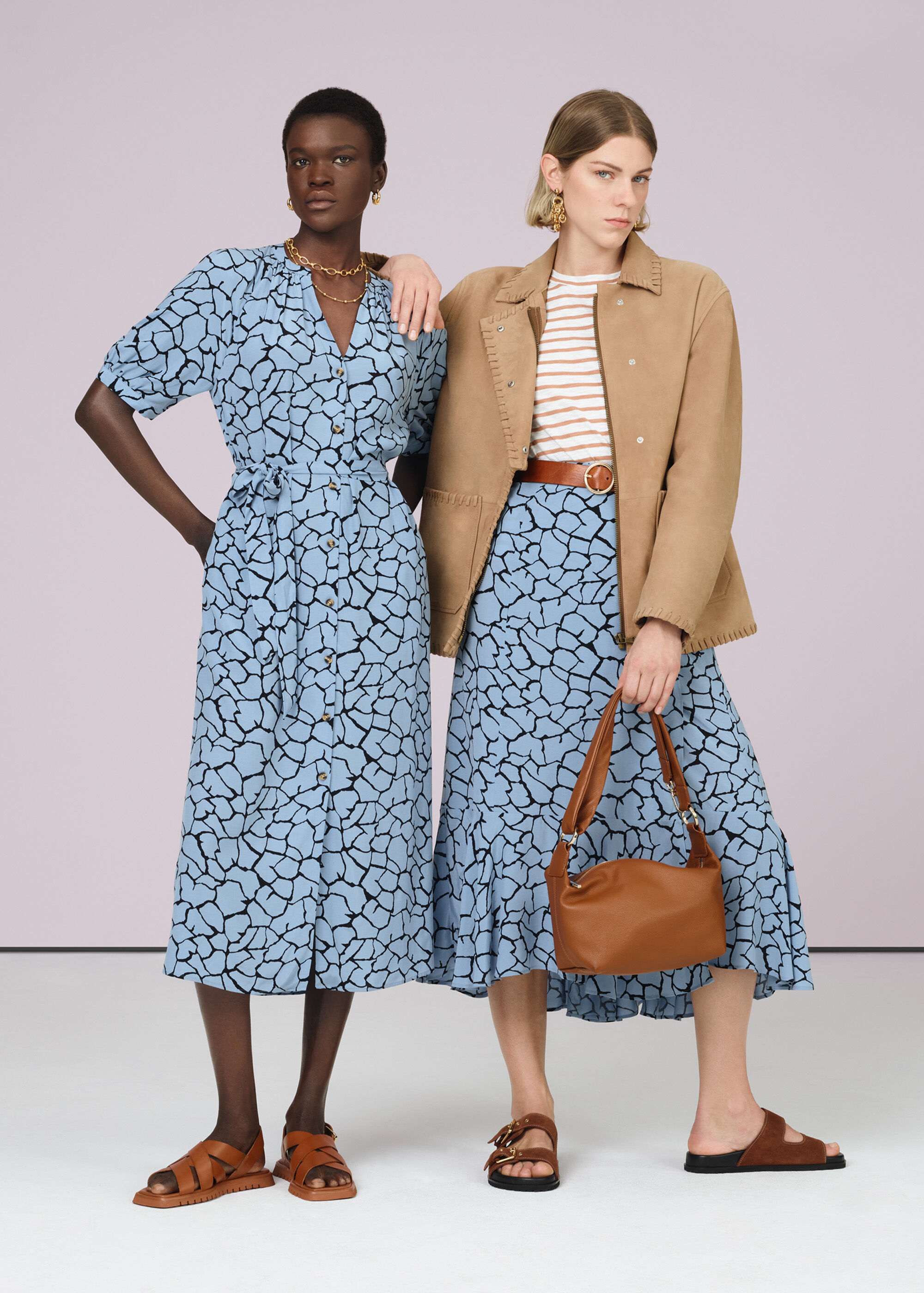 Giraffe print shirt dress discount