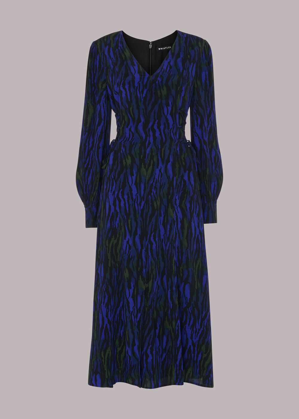 Watercolour Tiger Midi Dress