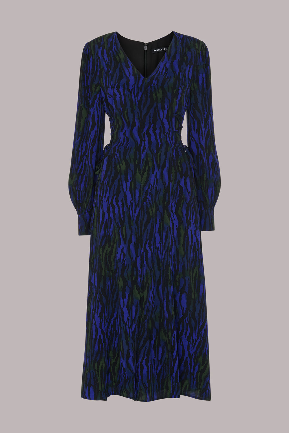 Watercolour Tiger Midi Dress