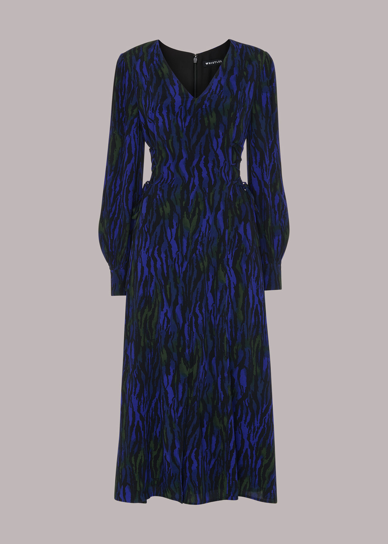 Watercolour Tiger Midi Dress
