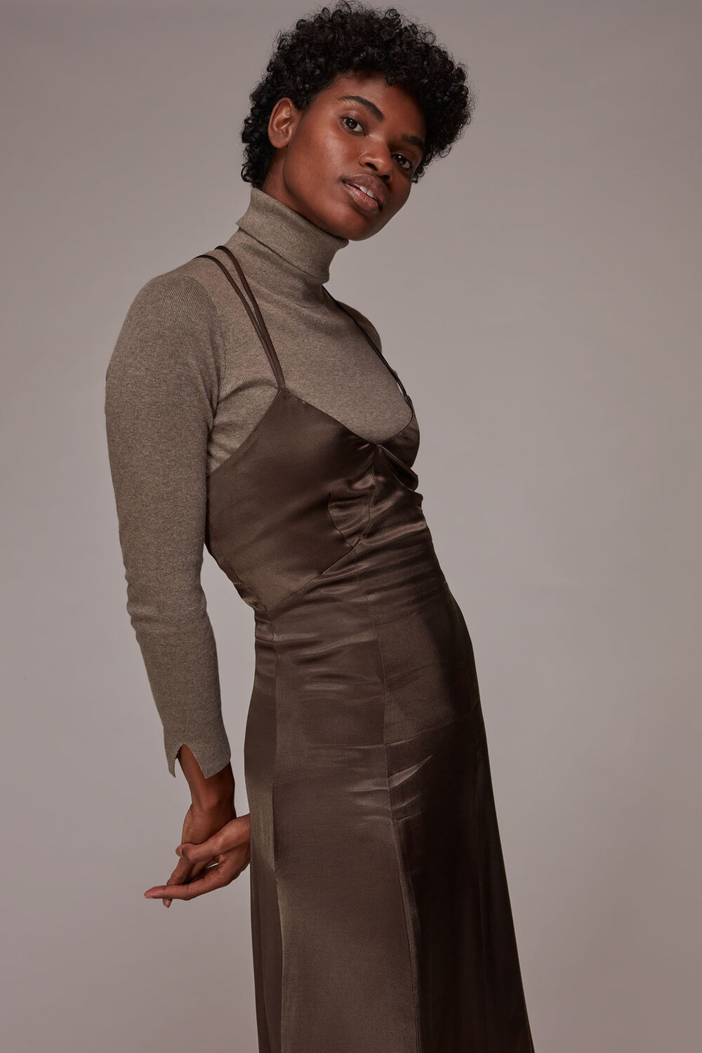 Satin Cami Dress