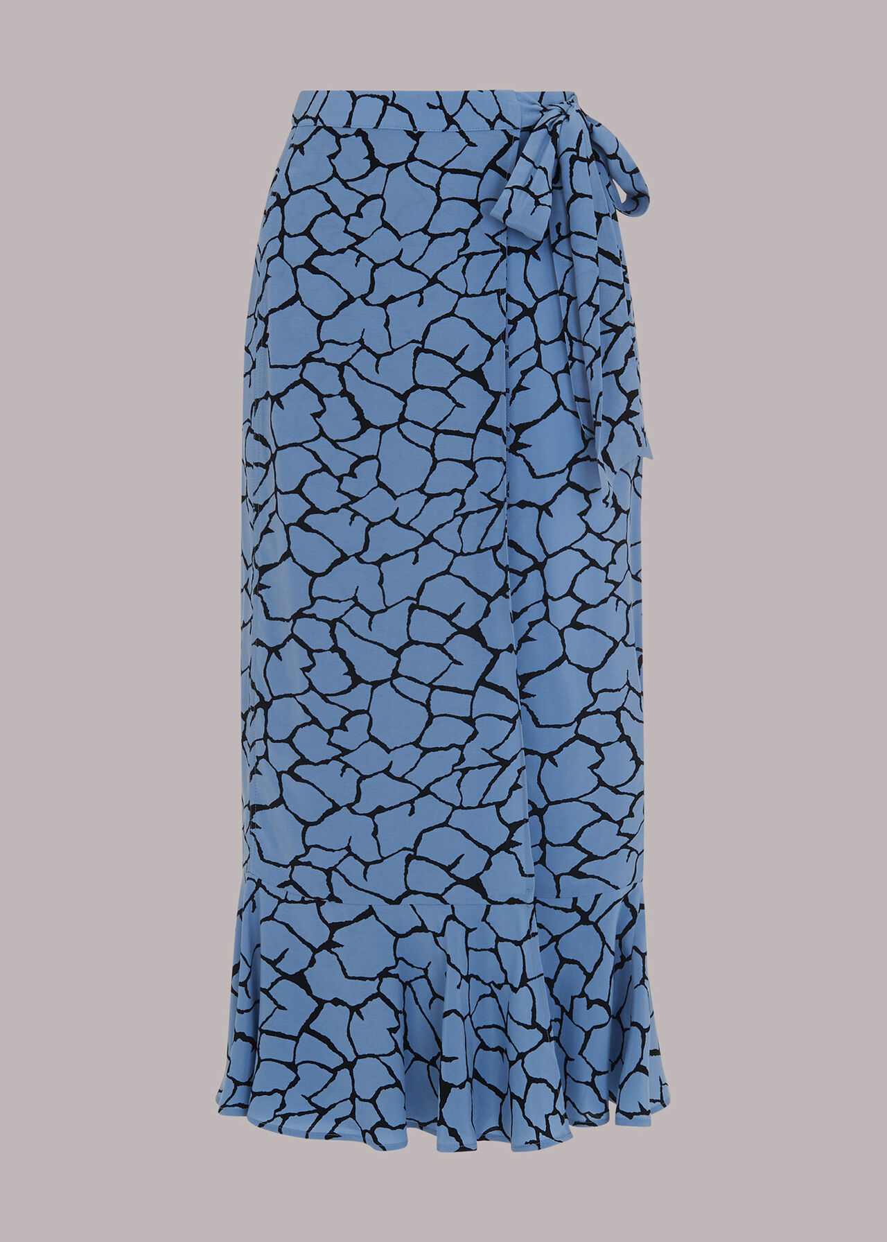 Giraffe Print Wrap Skirt