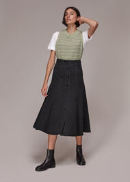 Julia Flare Denim Skirt