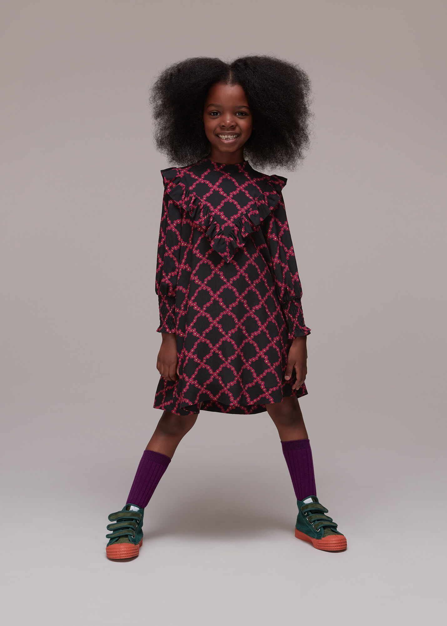 Whistles daisy print dress top