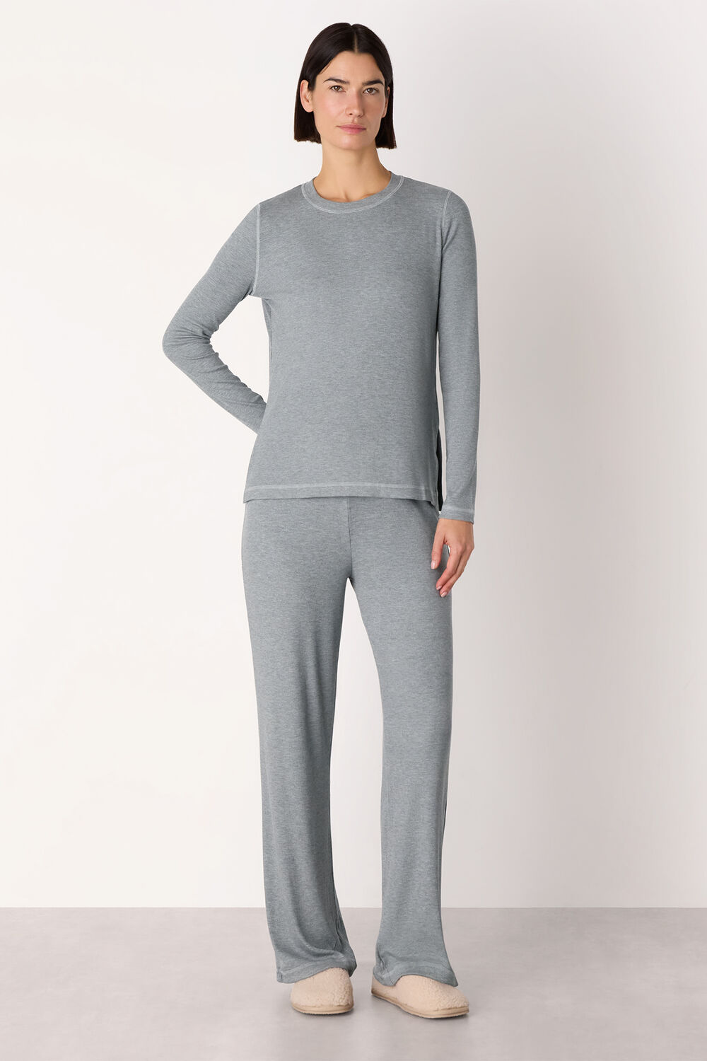Rib Jersey Pyjama Top