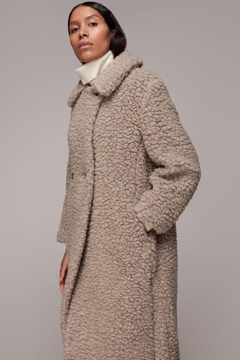 Lottie Teddy Wool Coat