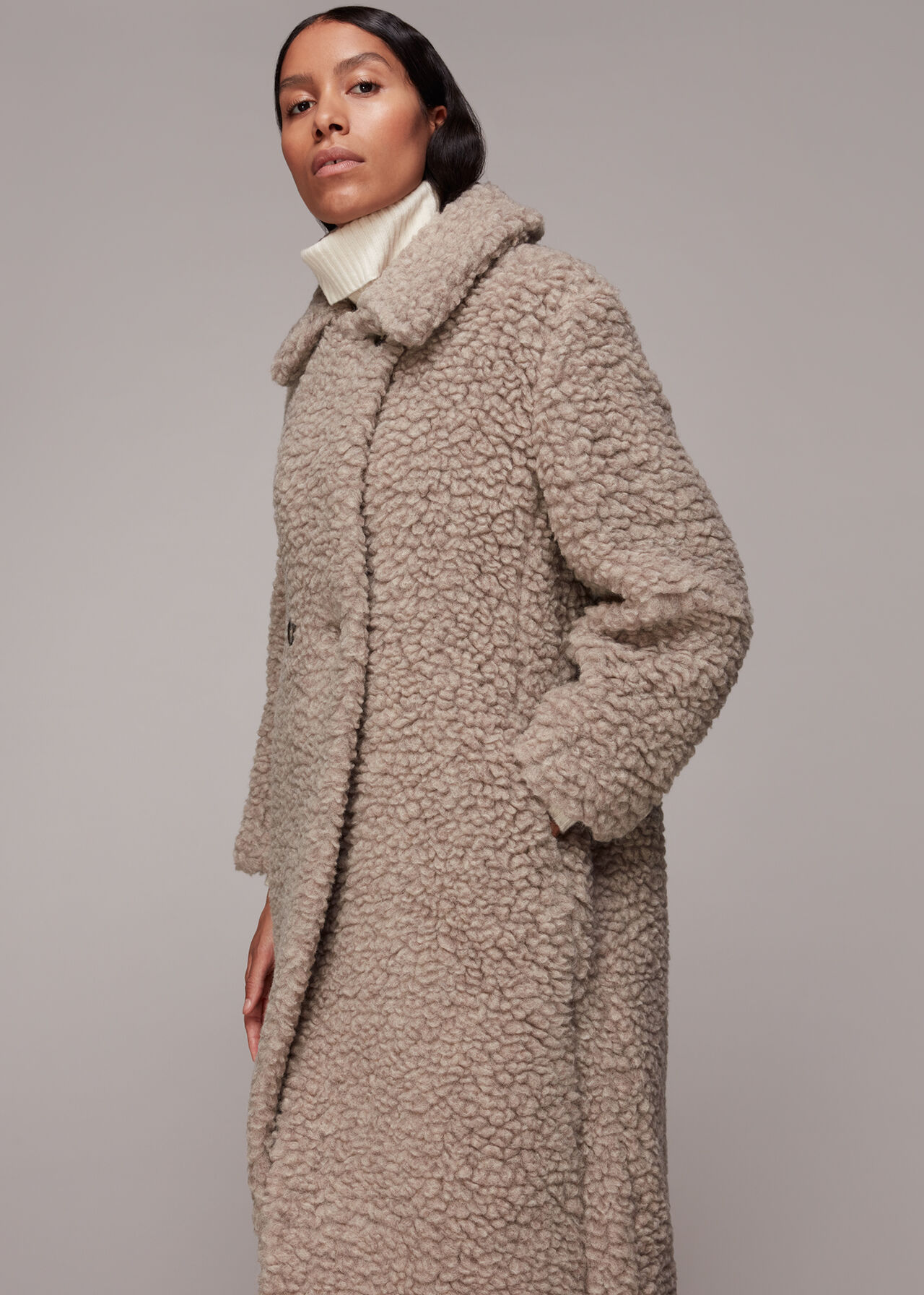 Lottie Teddy Wool Coat