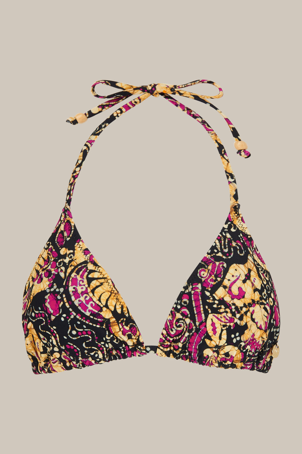 Batik Print Bikini Top