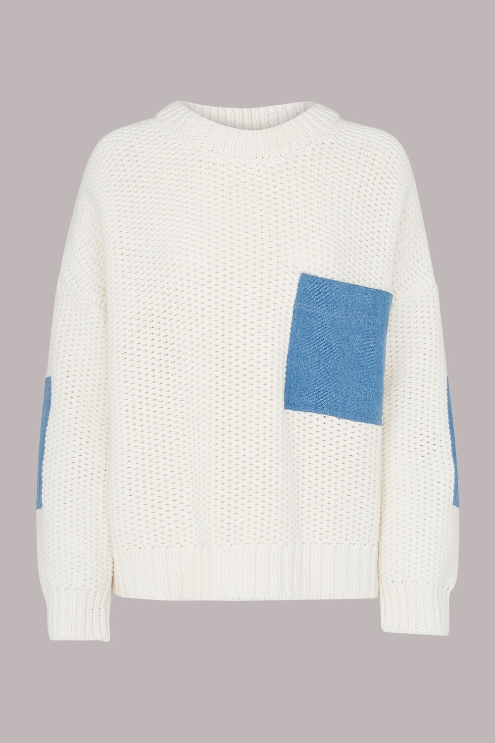 Denim Pocket Knit