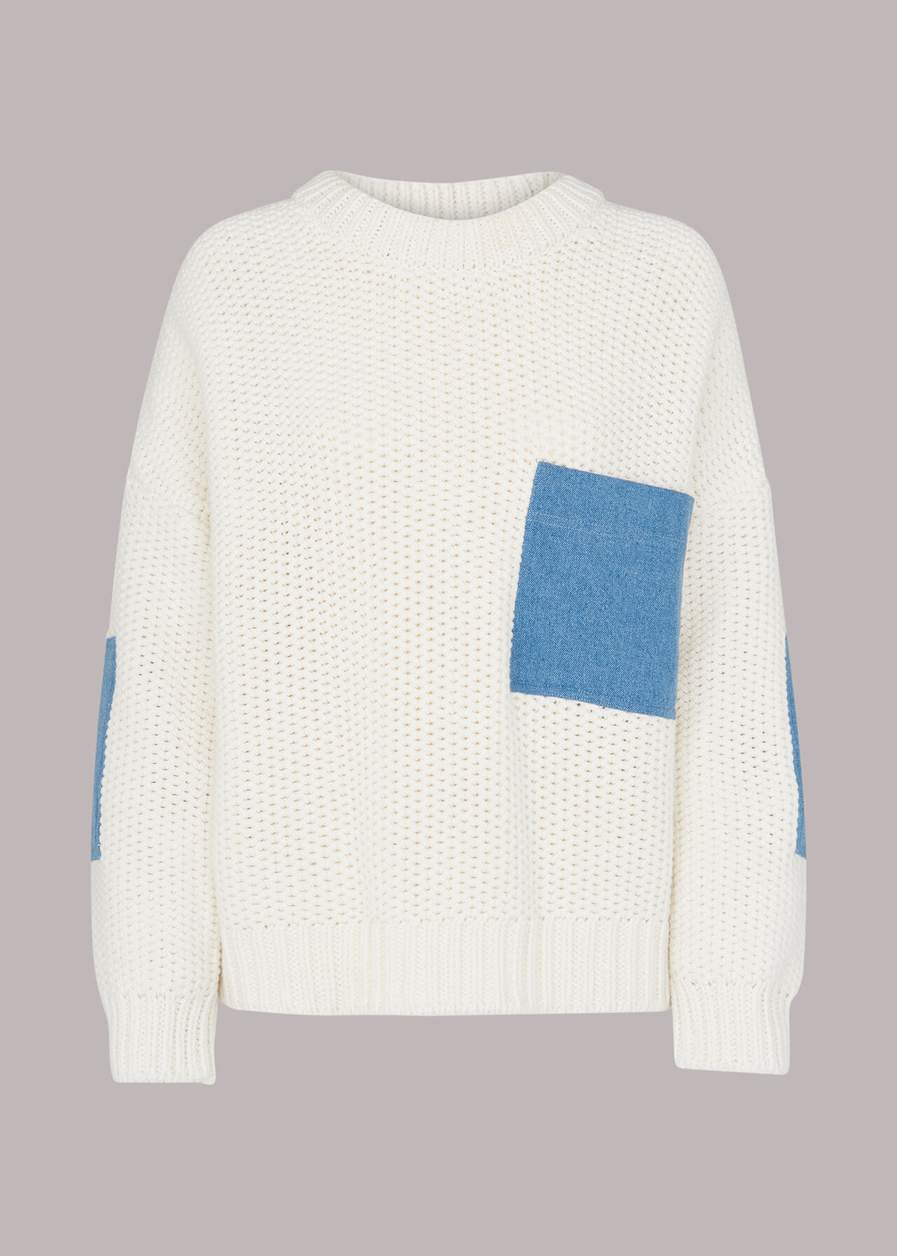 Denim Pocket Knit