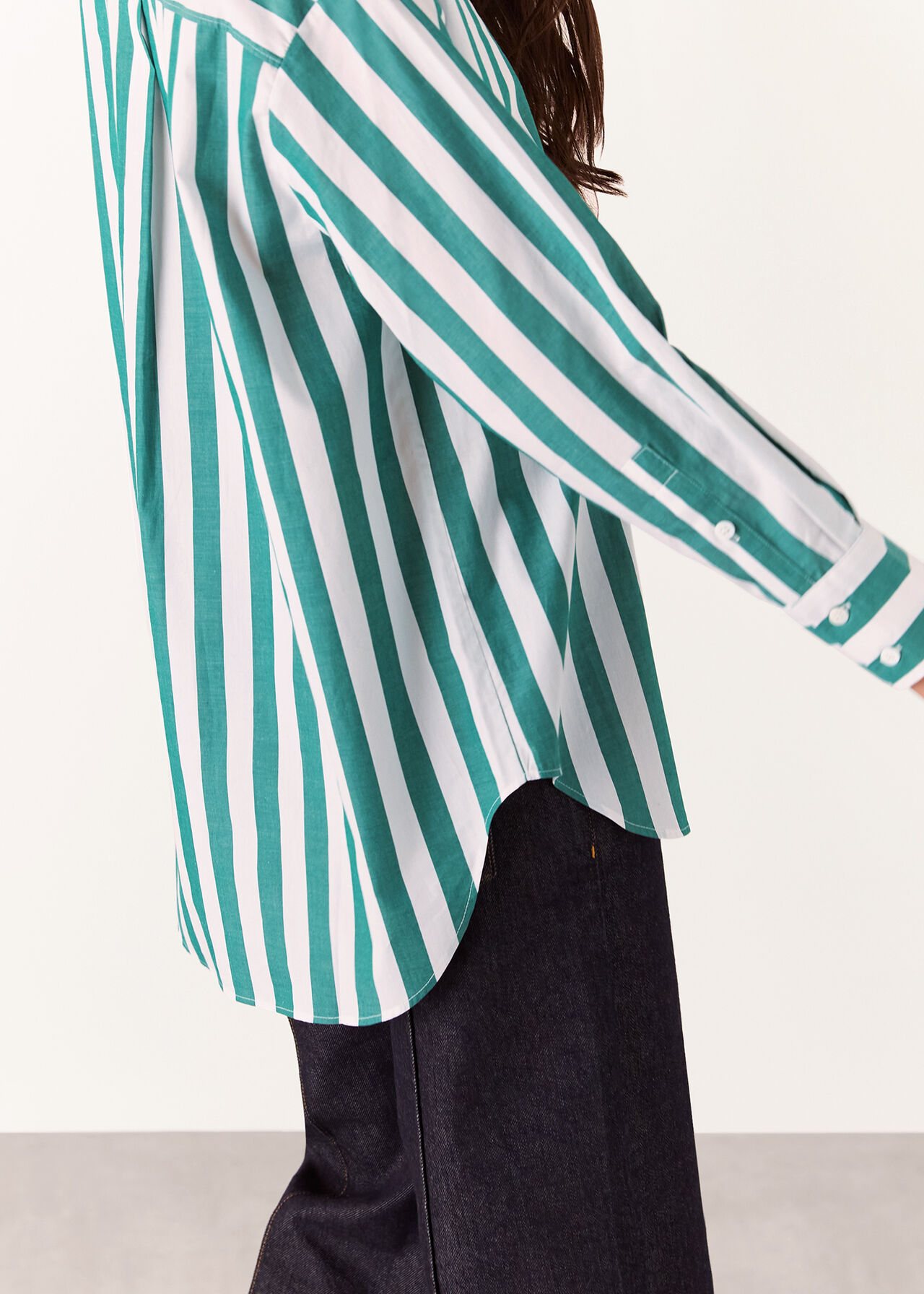 Stripe Oversized Shirt