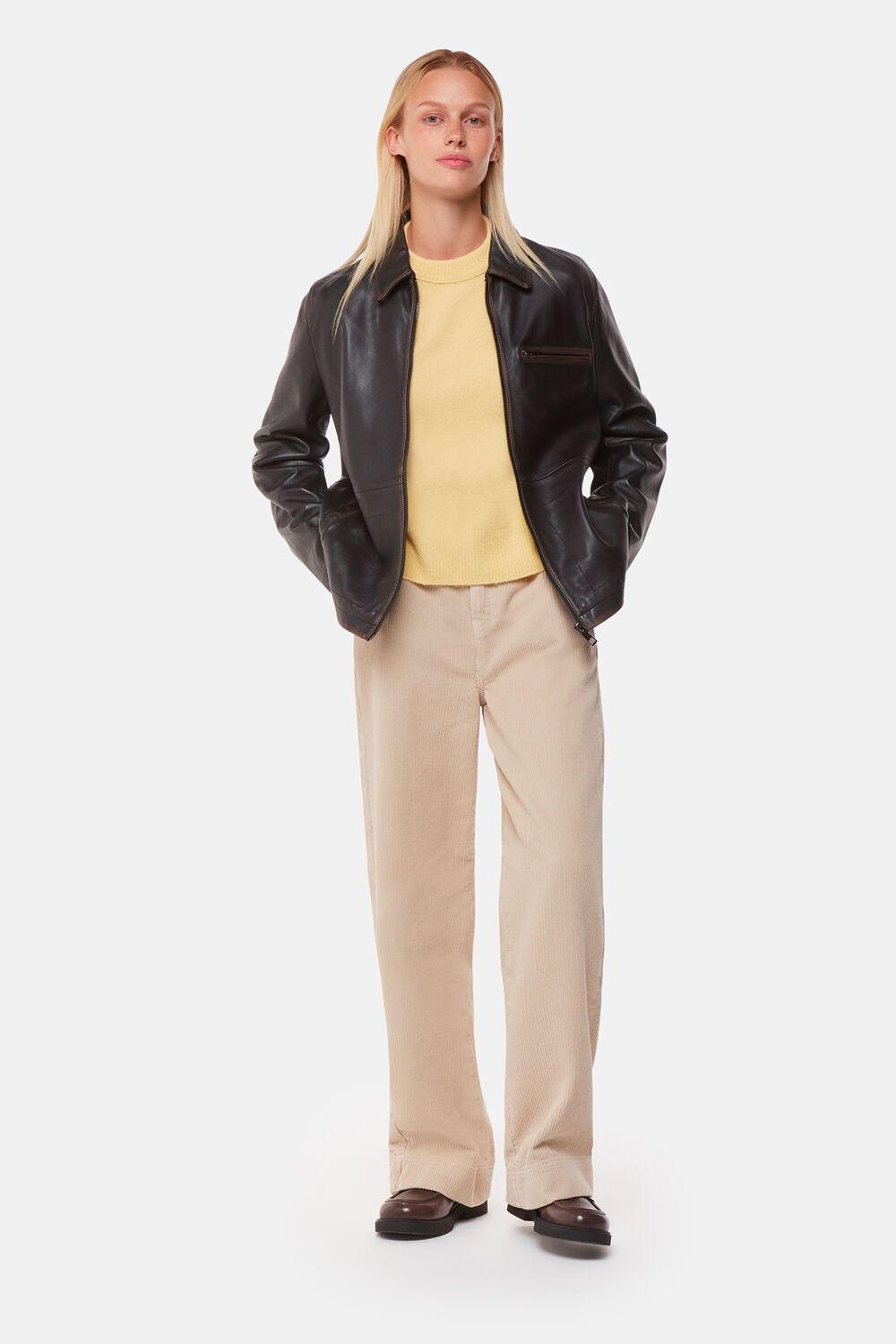 Alana Wool Mix Crew Neck