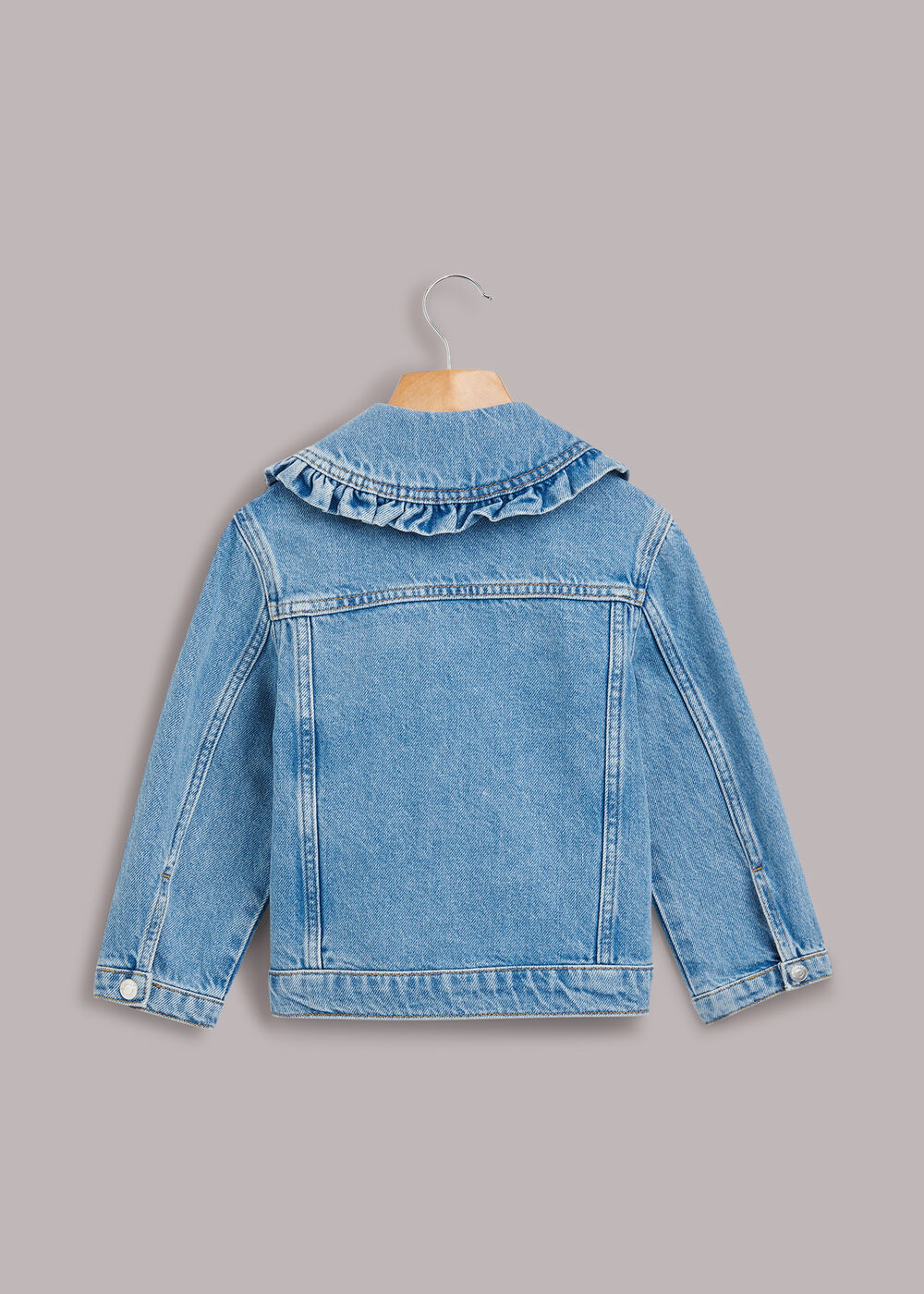 Collar Denim Jacket