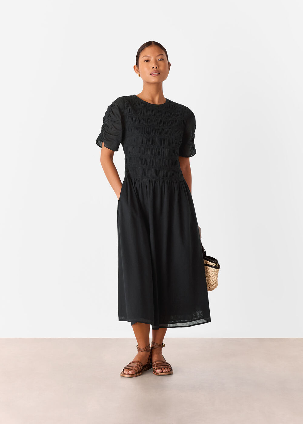 Petite Avery Smocked Dress