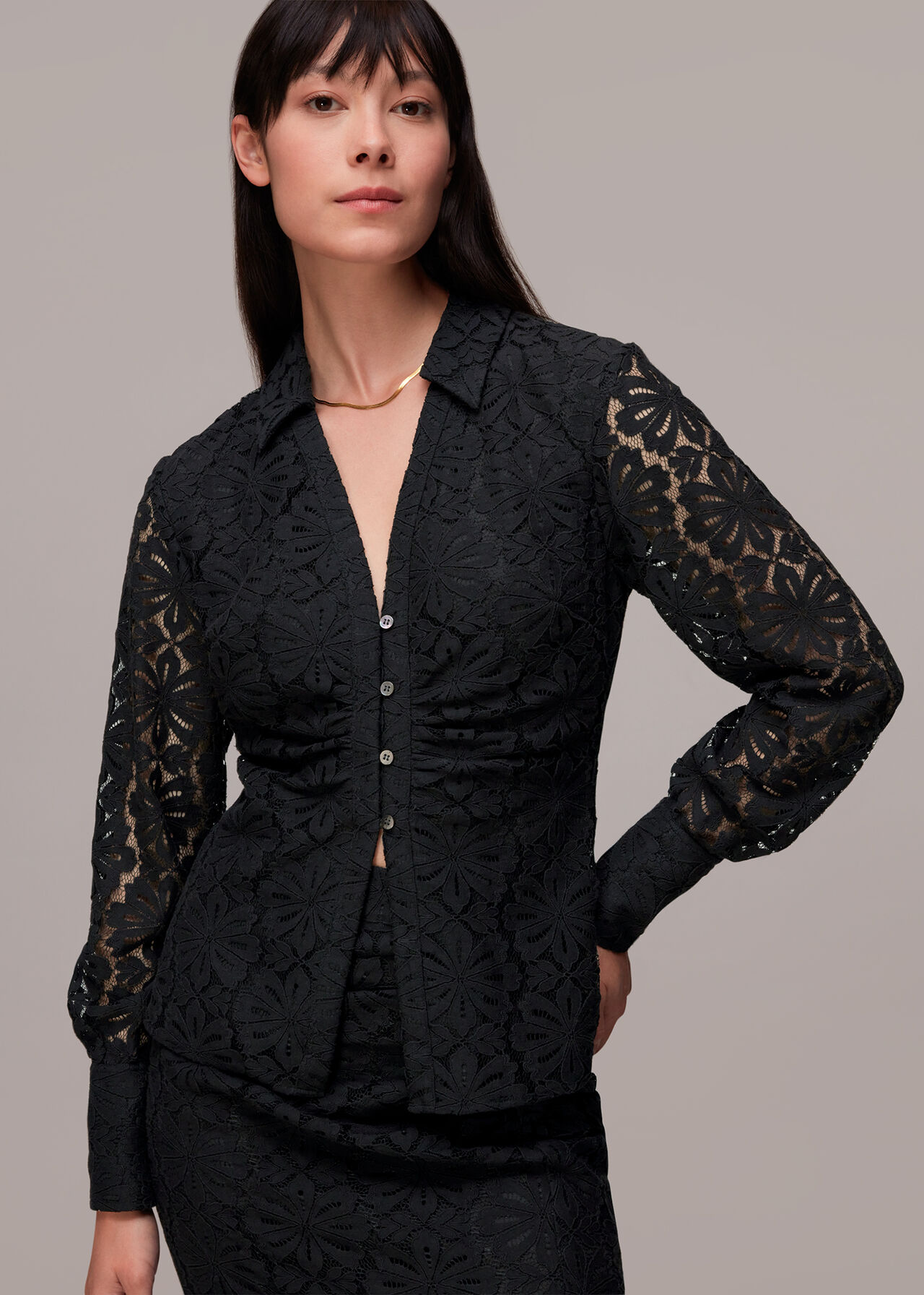 Amelia Lace Detail Shirt