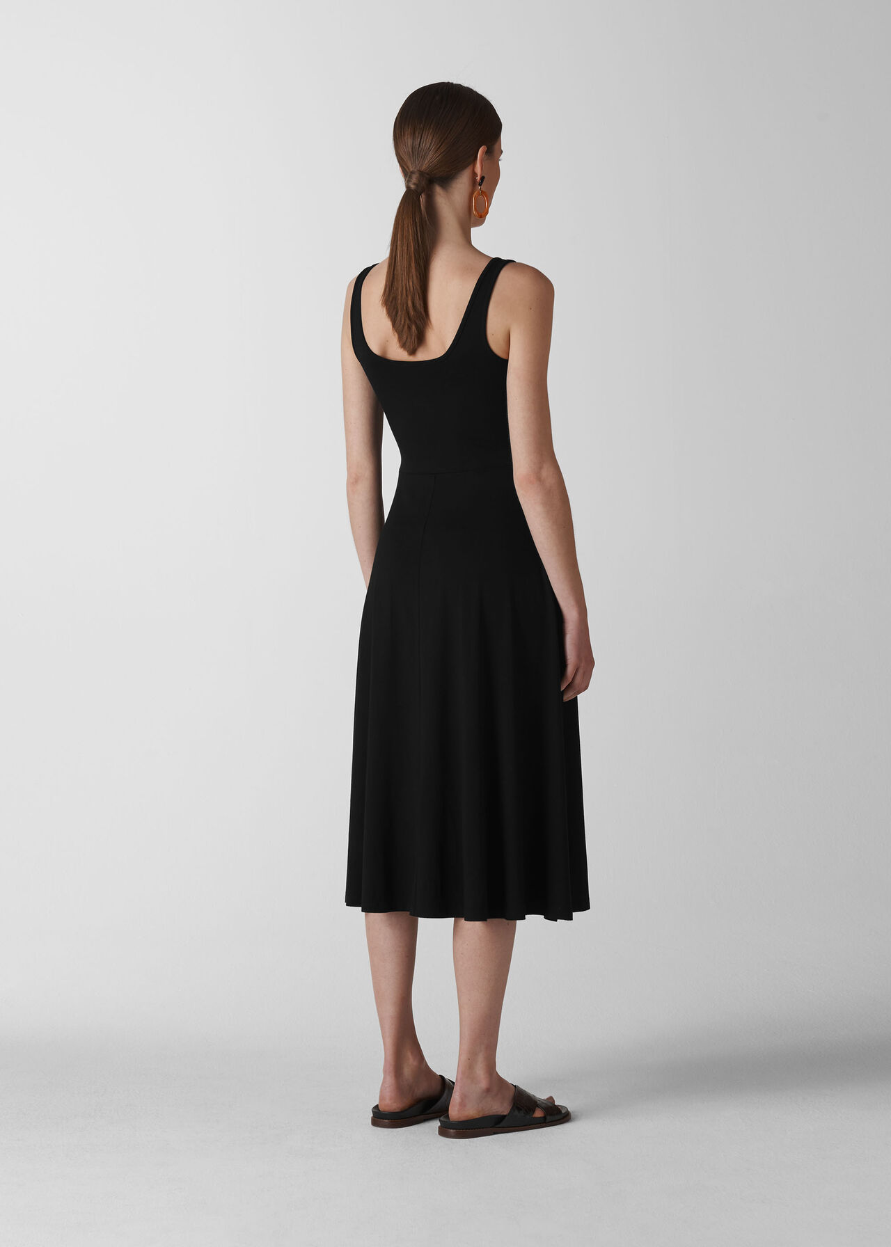 Brigitte Jersey Dress Black
