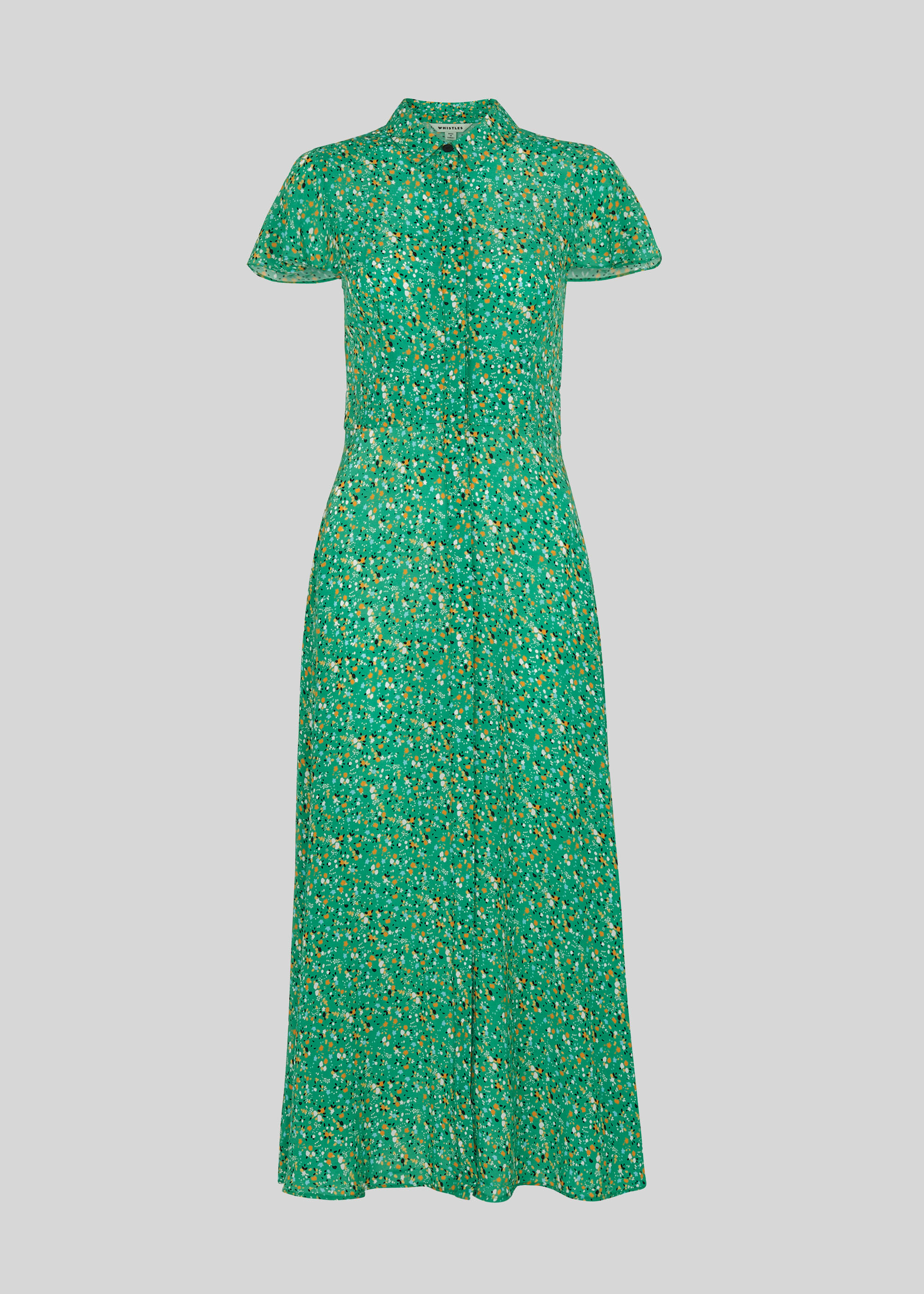 Ditsy blossom midi shirt dress online