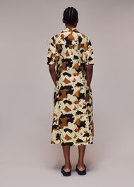 Cow Print Shirt Dress