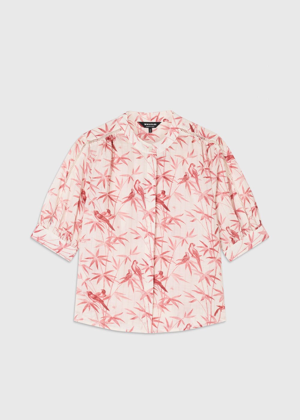 Tropical Bird Textured Shirt