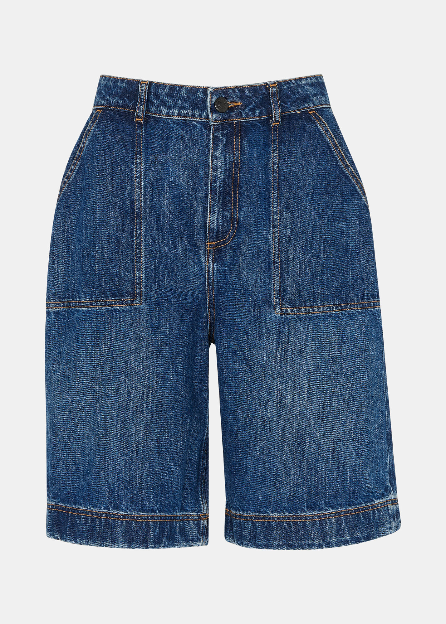Denim Raya Longline Denim Short WHISTLES Whistles UK