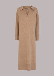 Collar Midi Knit Dress