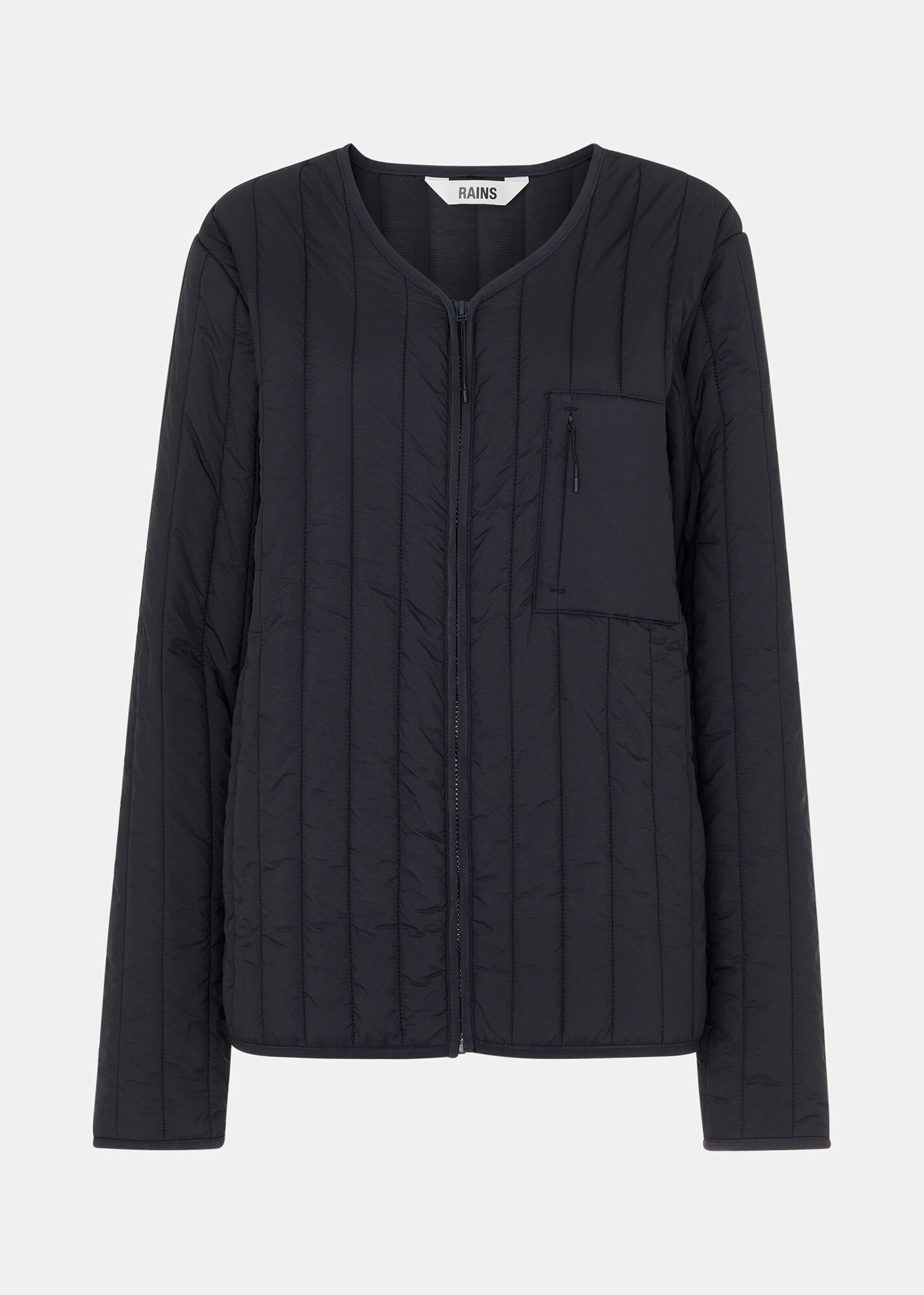 Navy Rains Liner Jacket | WHISTLES | Whistles US |