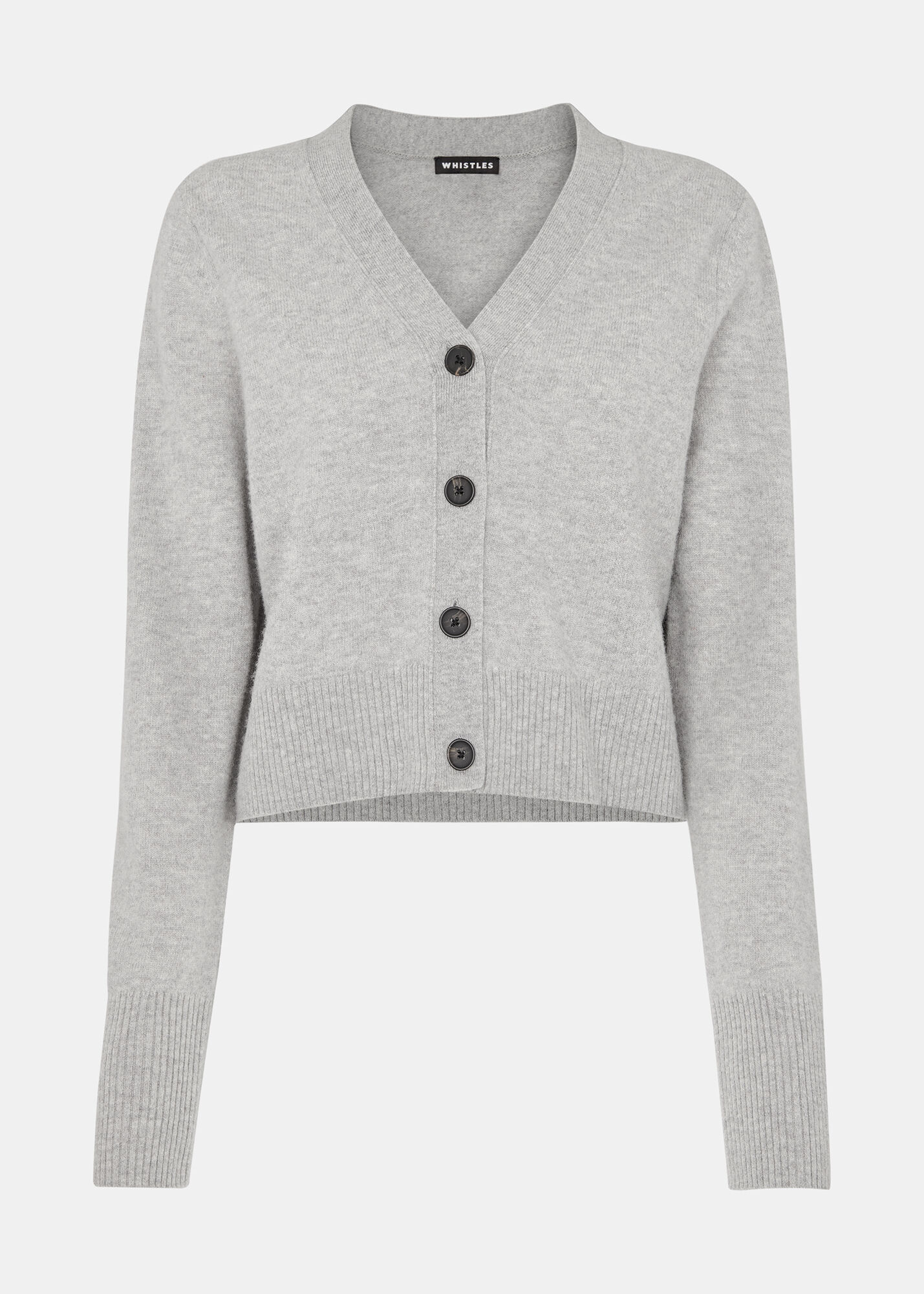 Cropped gray cardigan deals