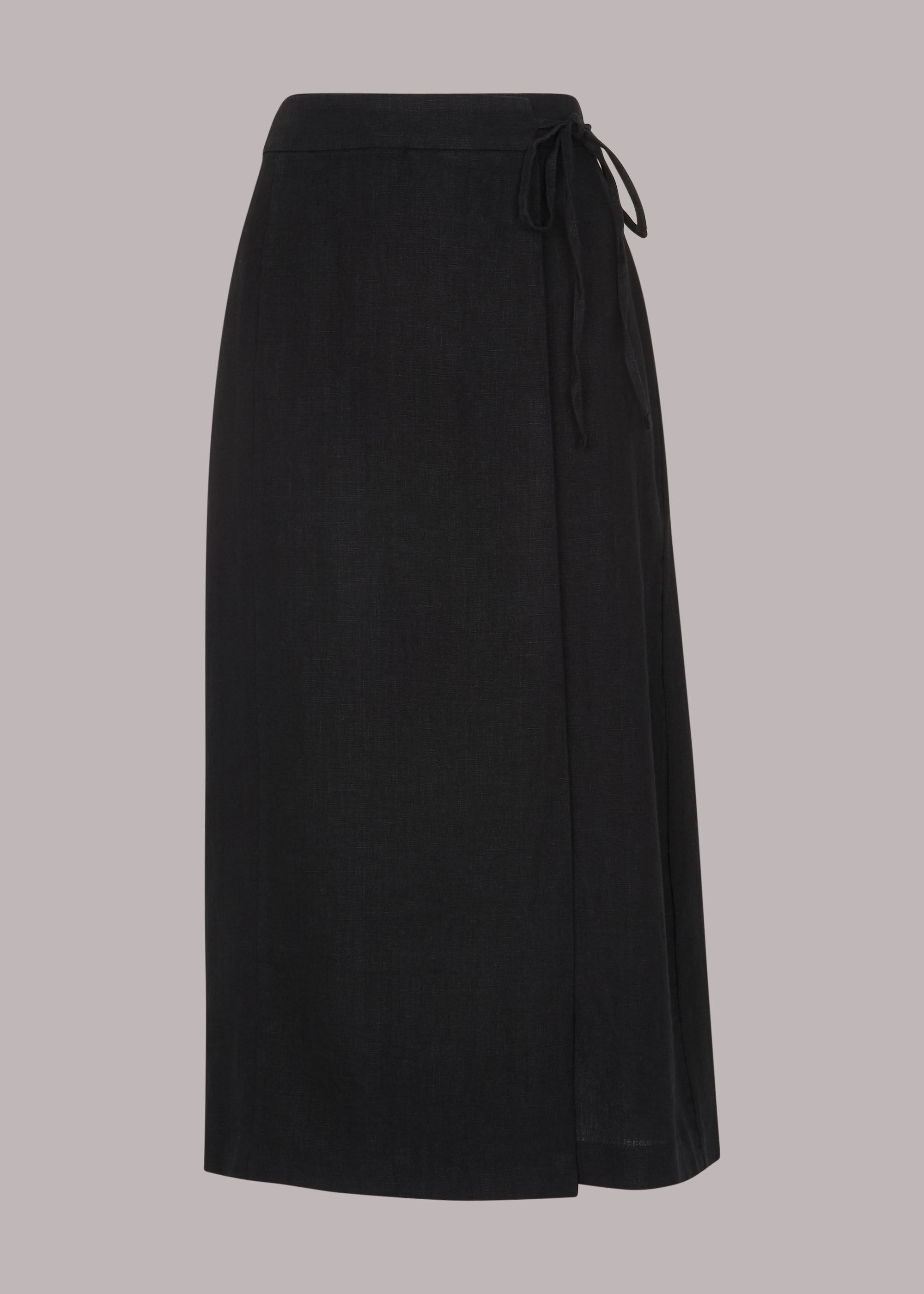 Linen skirt black hotsell