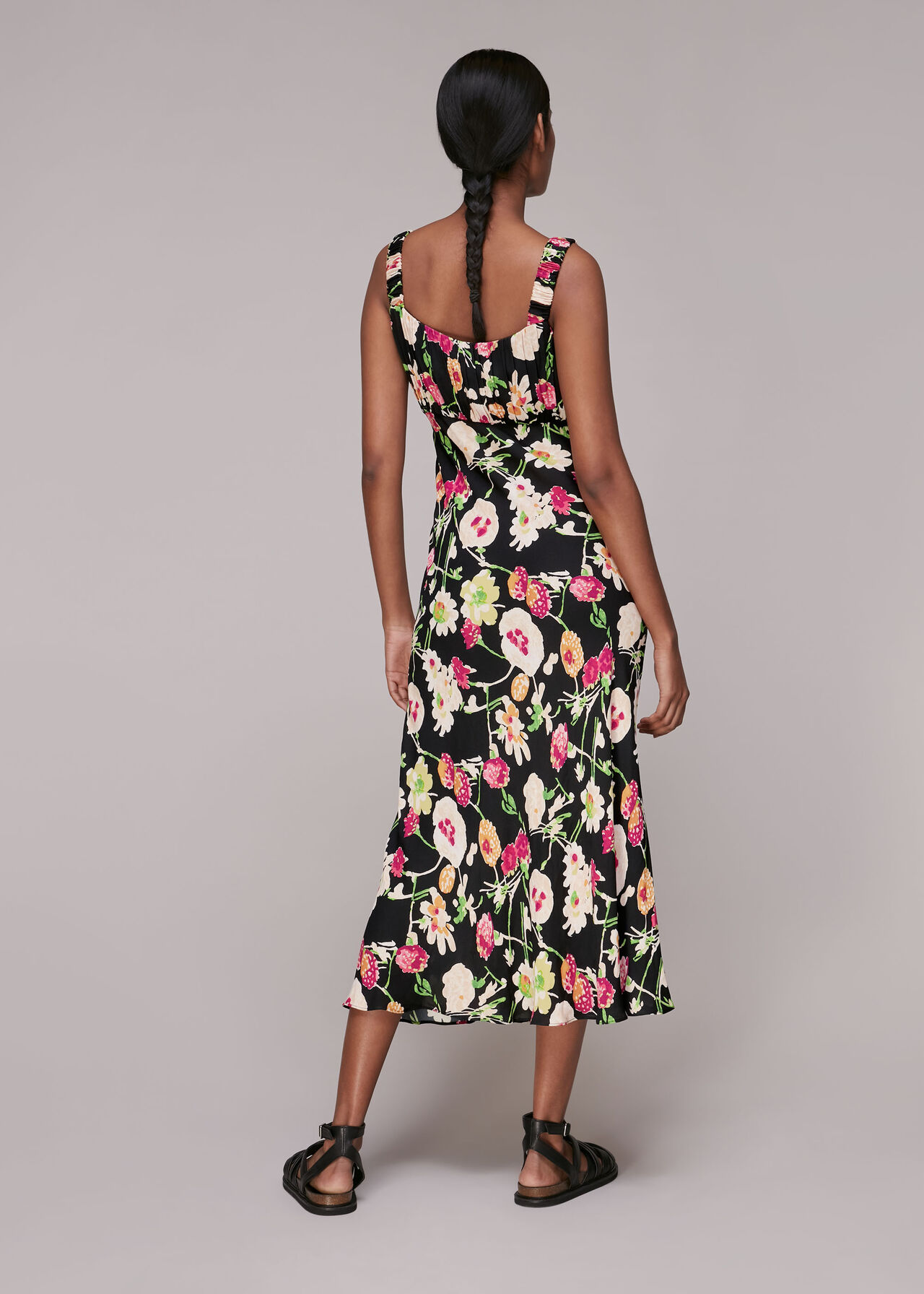 Maila Electric Floral Dress