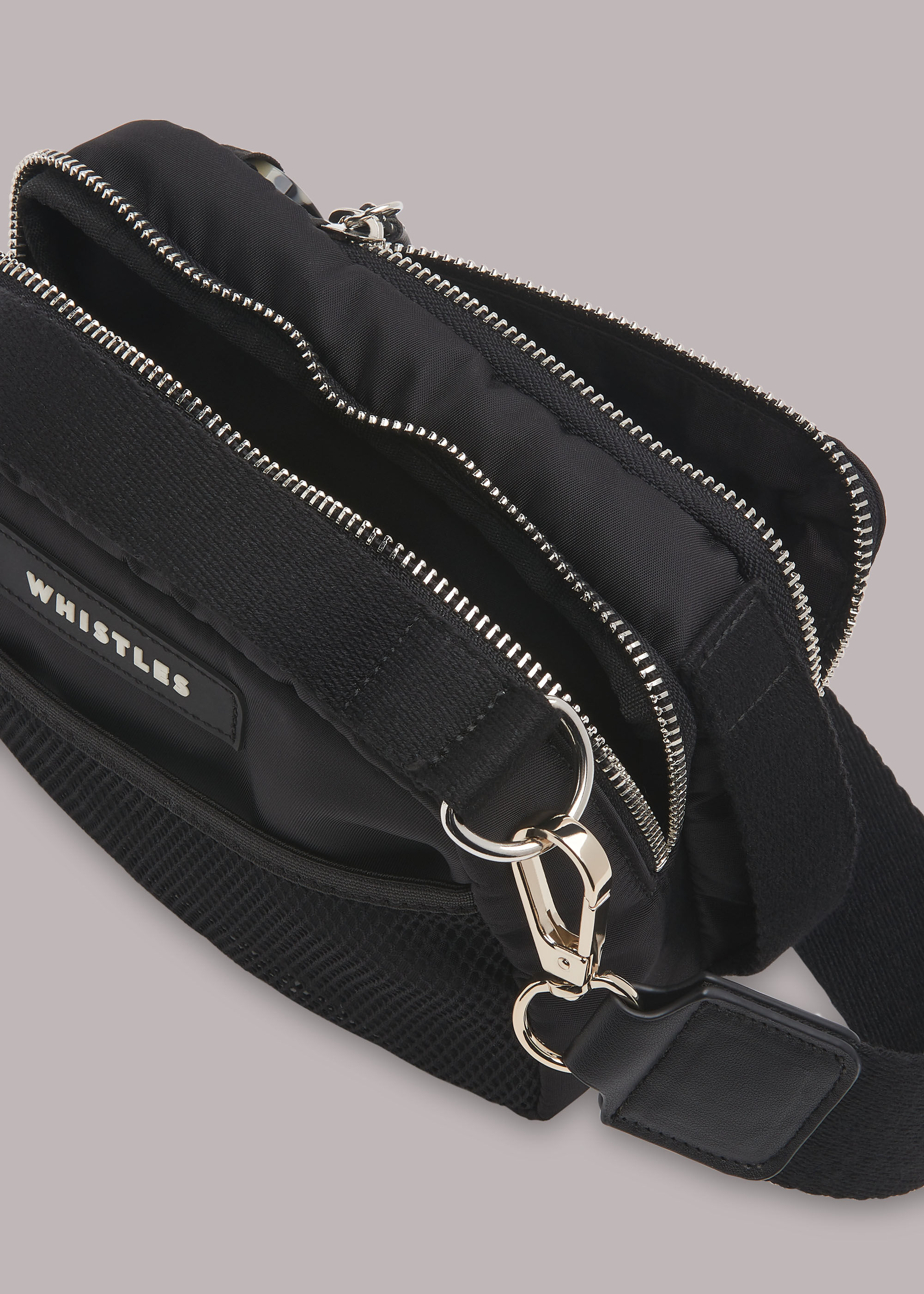 Black online nylon crossbody