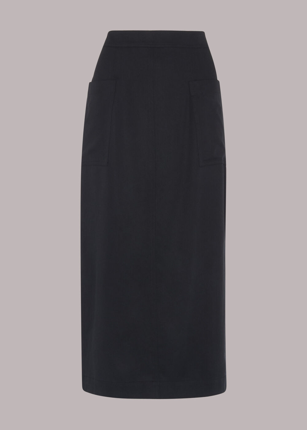 Pocket Detail Straight Skirt