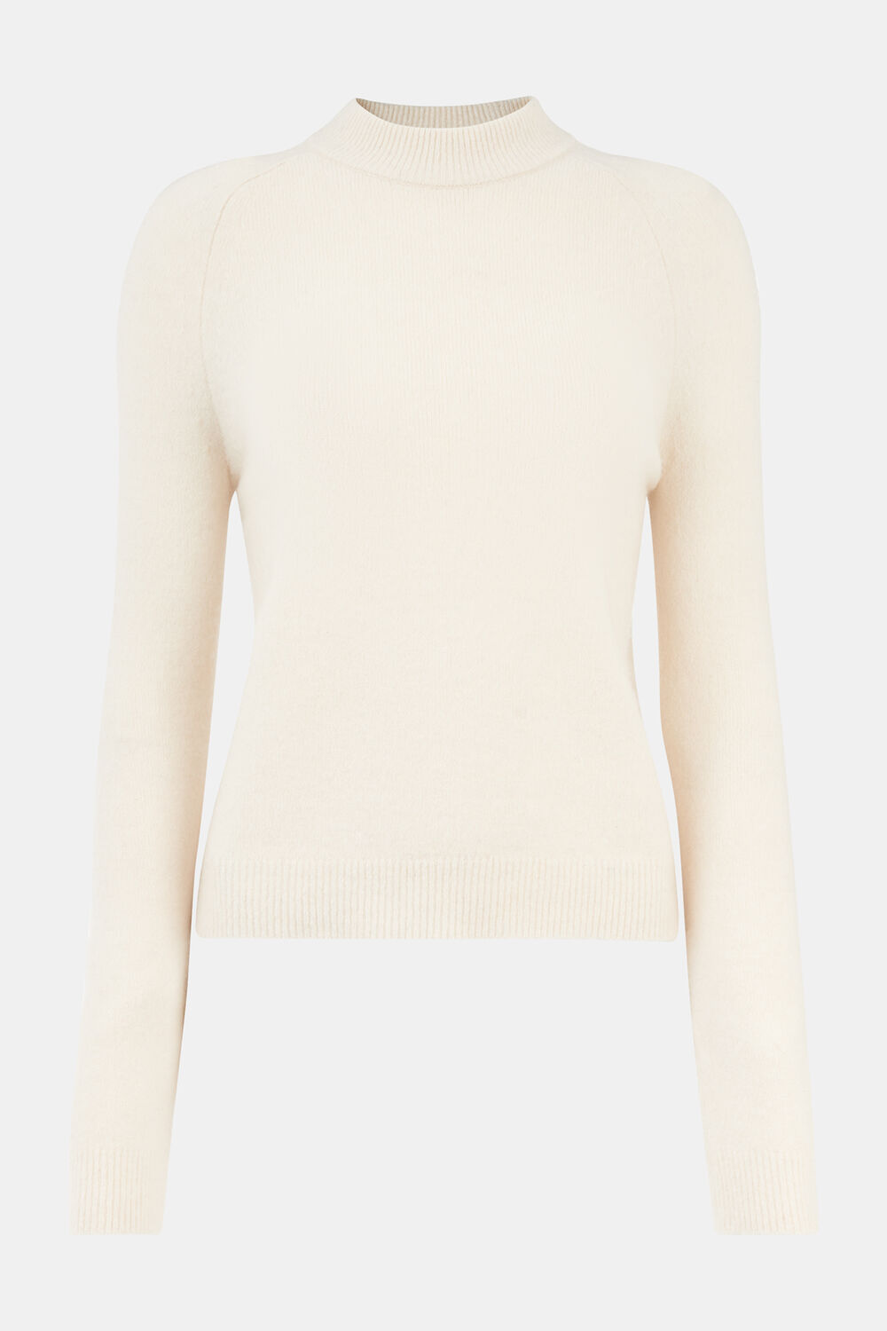 Wool Textured Crew Neck Knit