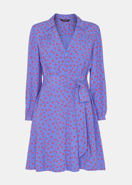 Petite Scattered Petals Print Dress