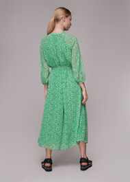 Indo Floral Trapeze Dress