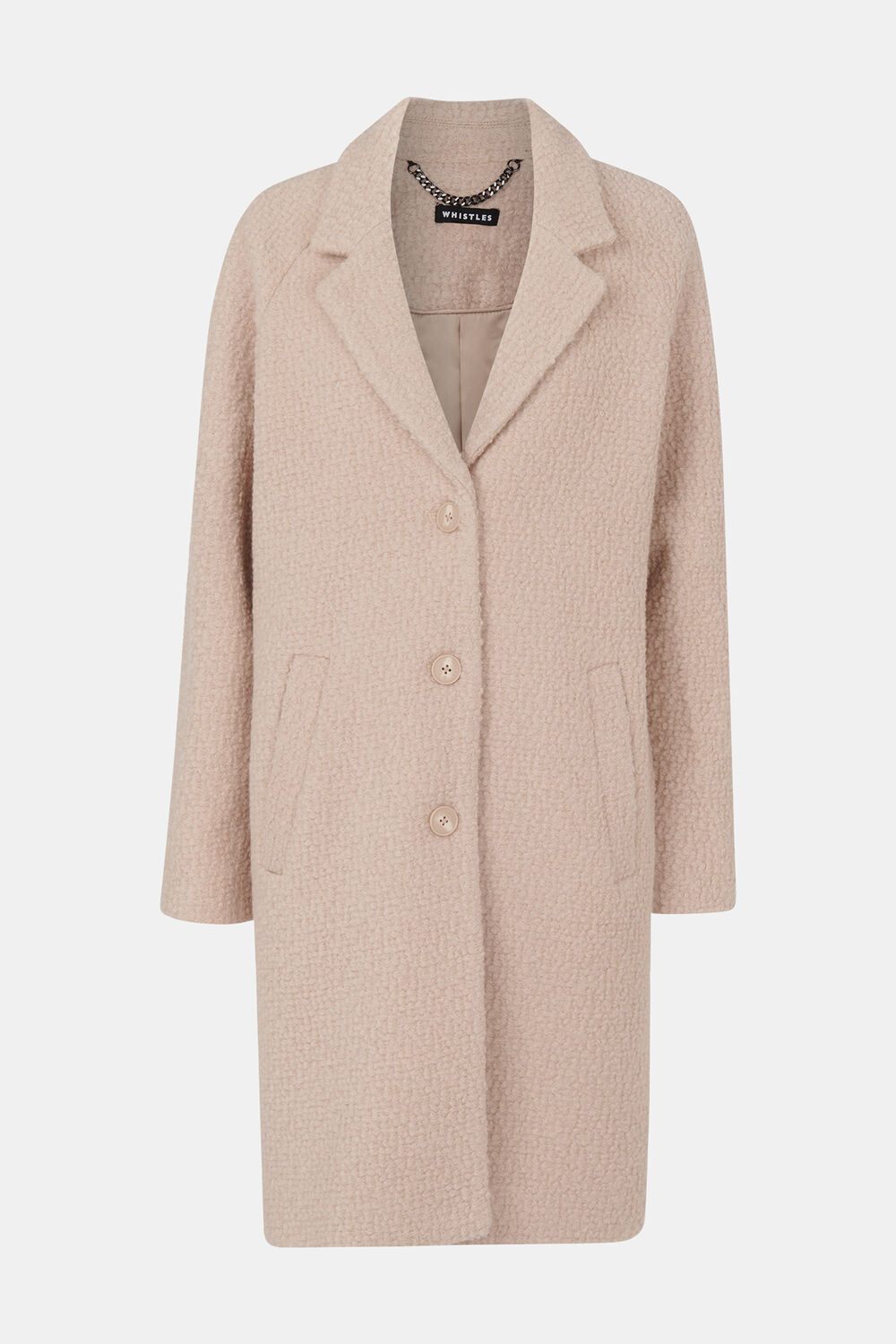 Petite Anita Wool Boucle Coat