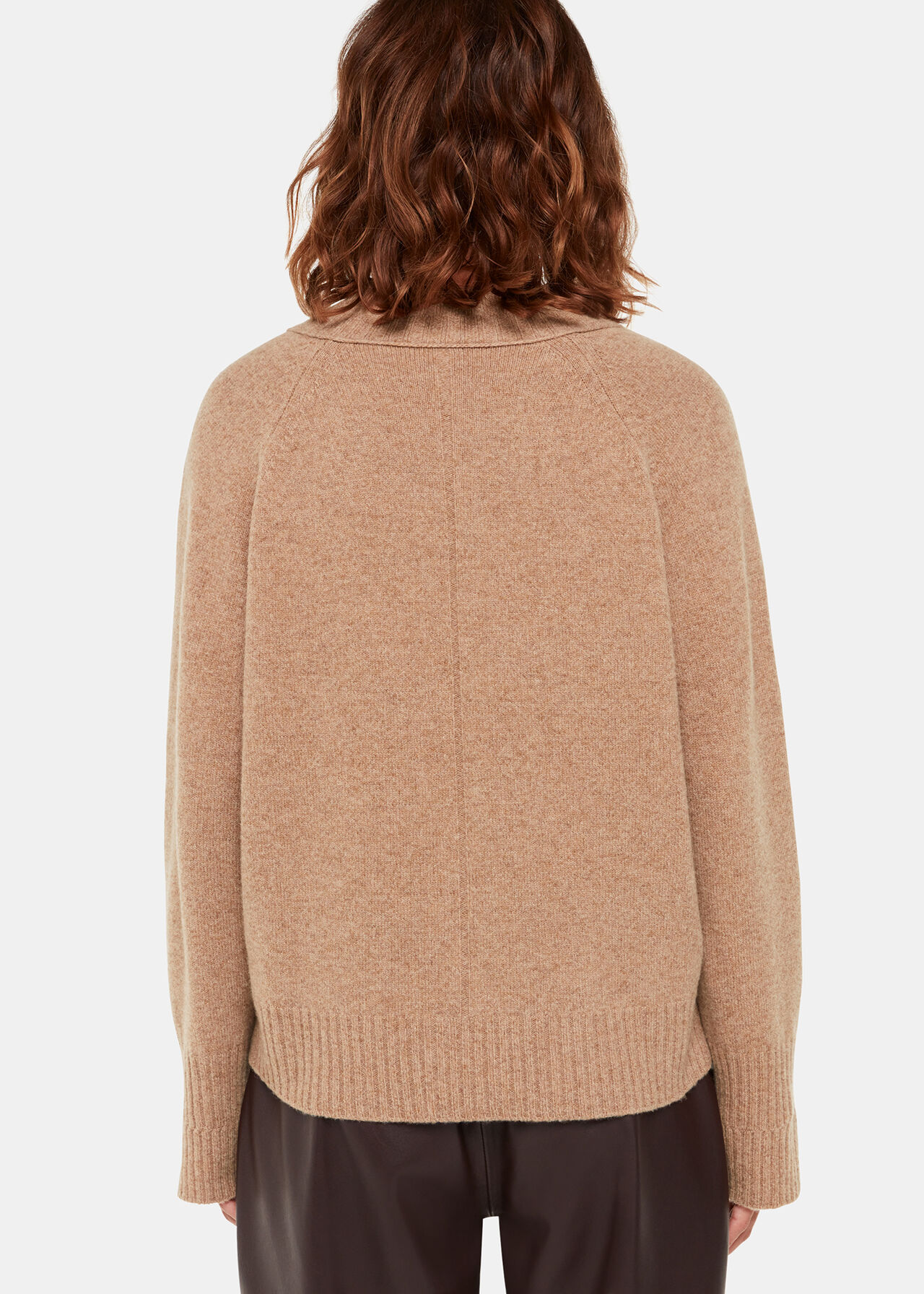 Wool V Neck Knitted Jumper