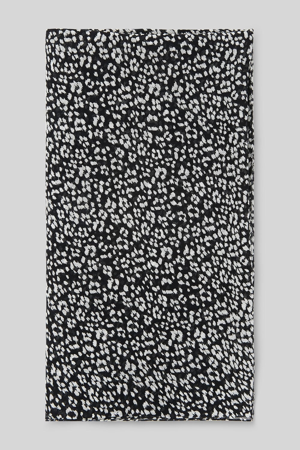 Mini Ikat Print Scarf Black/White
