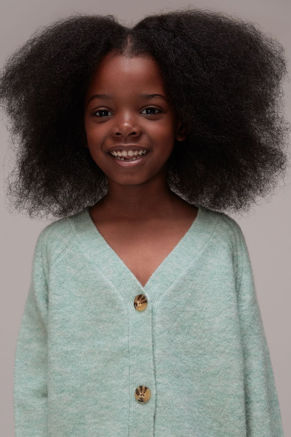 Pale Green Textured Cardigan