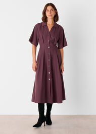 Renee Button Shirt Dress