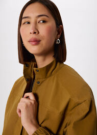 Wax Coated Bomber Jacket