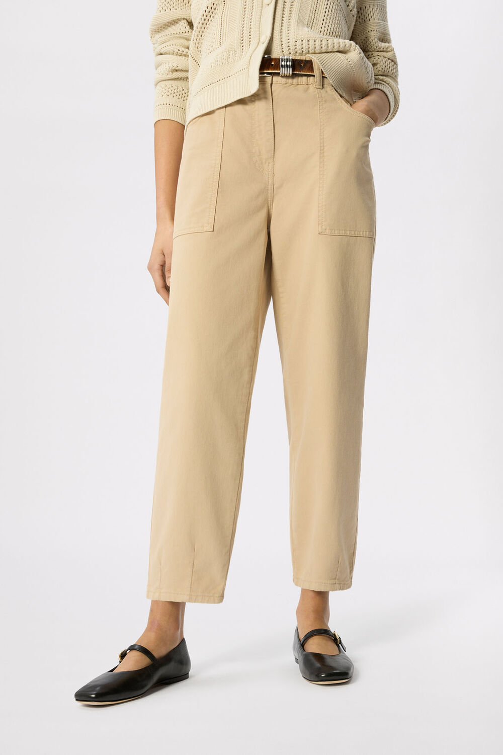 Neutral Tessa Casual Pants&nbsp;