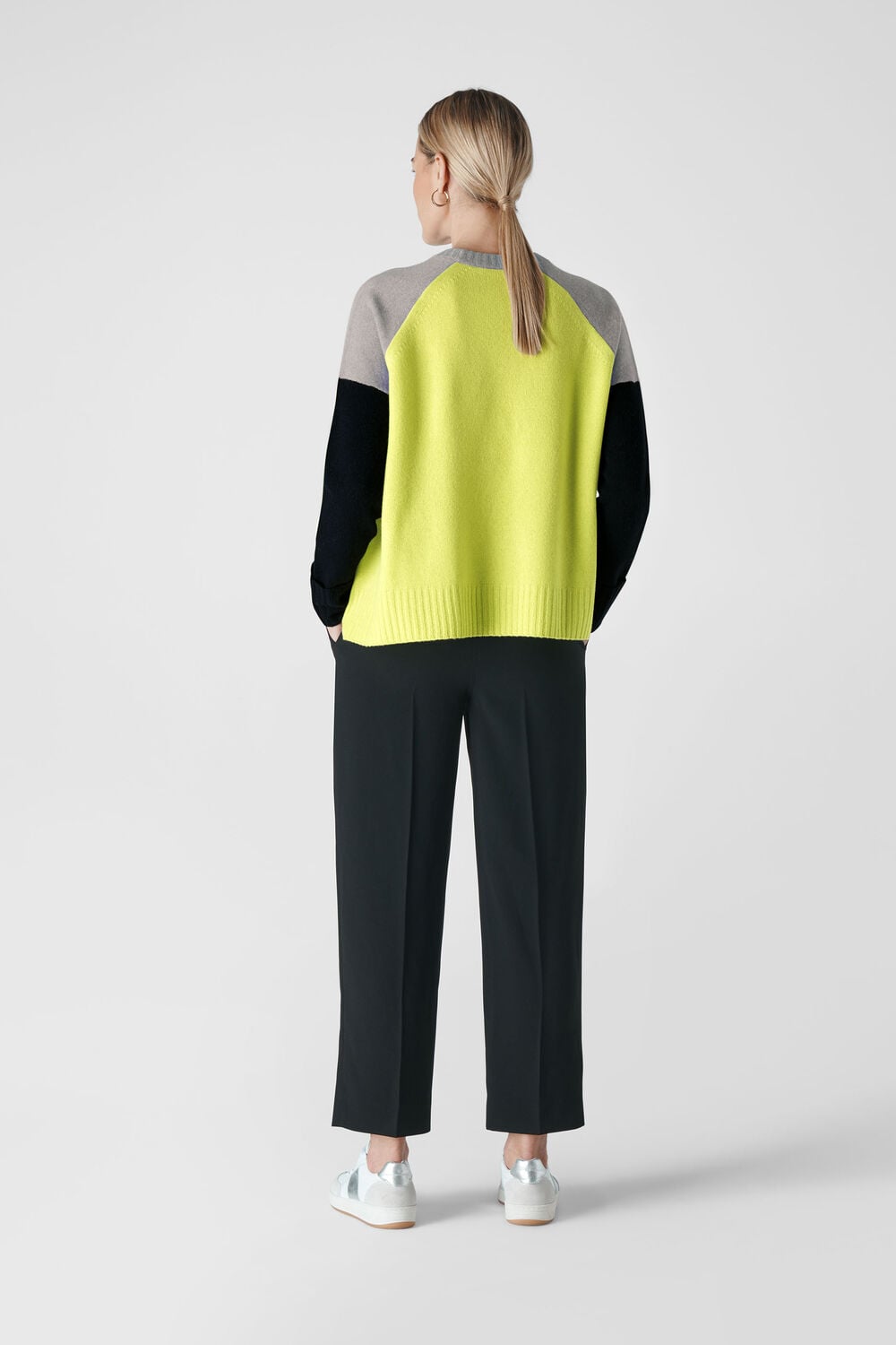 Colour Block Merino Knit