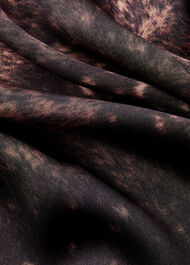 Spotted Animal Midi Skirt