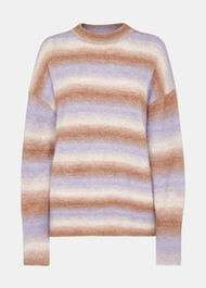 Space Dyed Alpaca Crew Neck