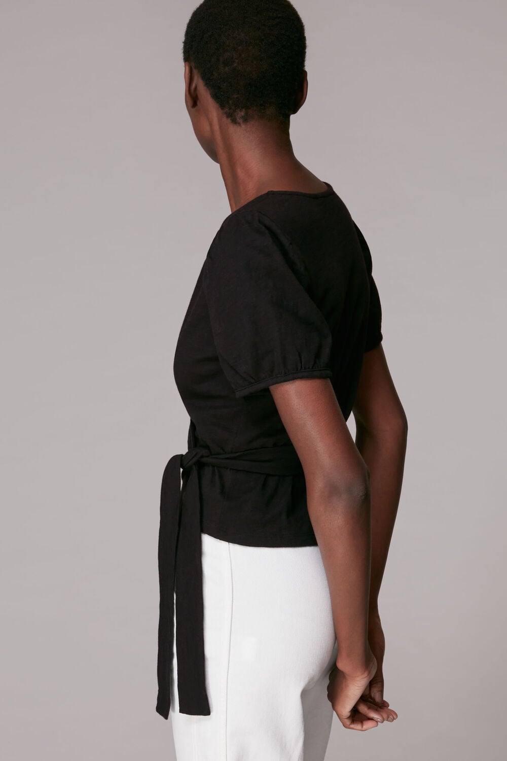 Cotton Wrap Top