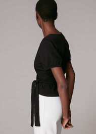 Cotton Wrap Top