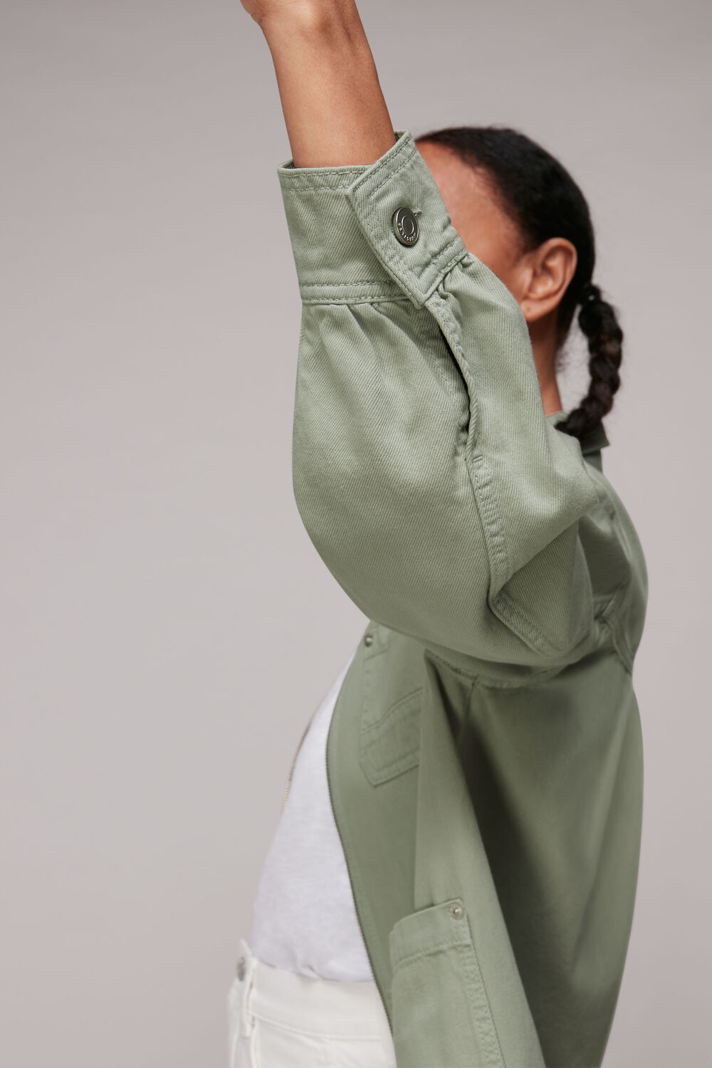 Zip Front Cargo Jacket