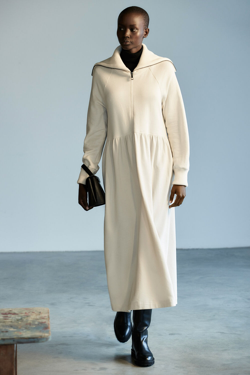 Lili Zip Sweatshirt Dress