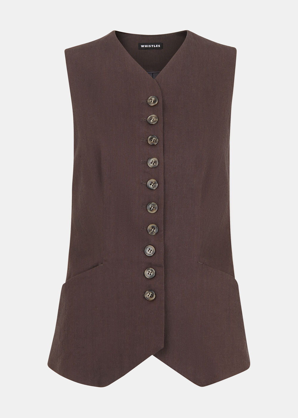 Mila Linen Blend Waistcoat