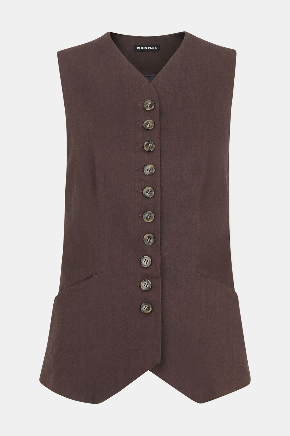 Mila Linen Blend Waistcoat